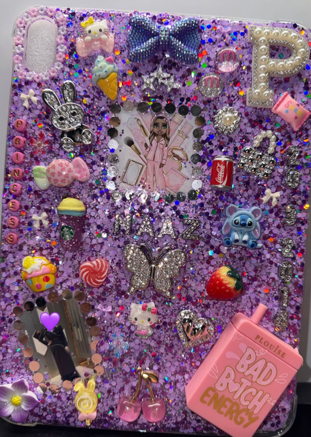 Custom Charm iPad Case