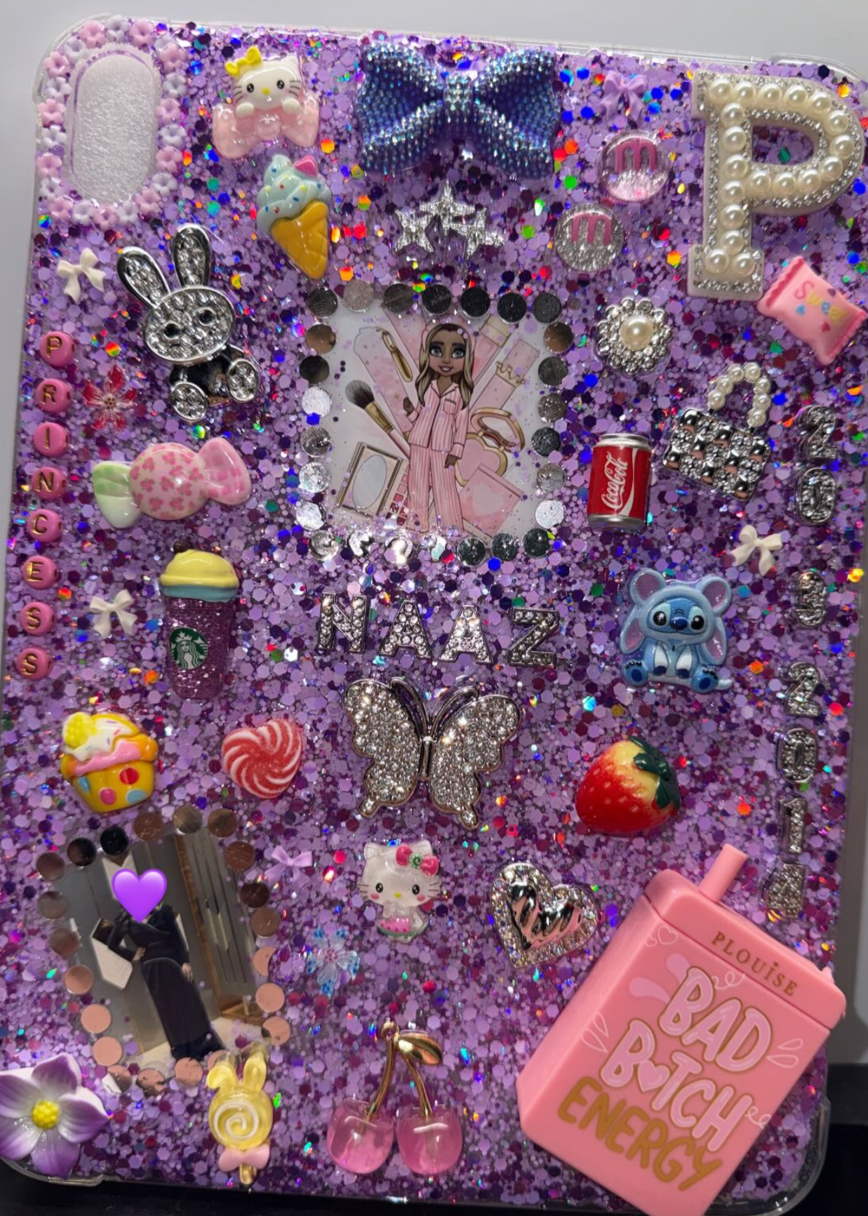 Custom Charm iPad Case