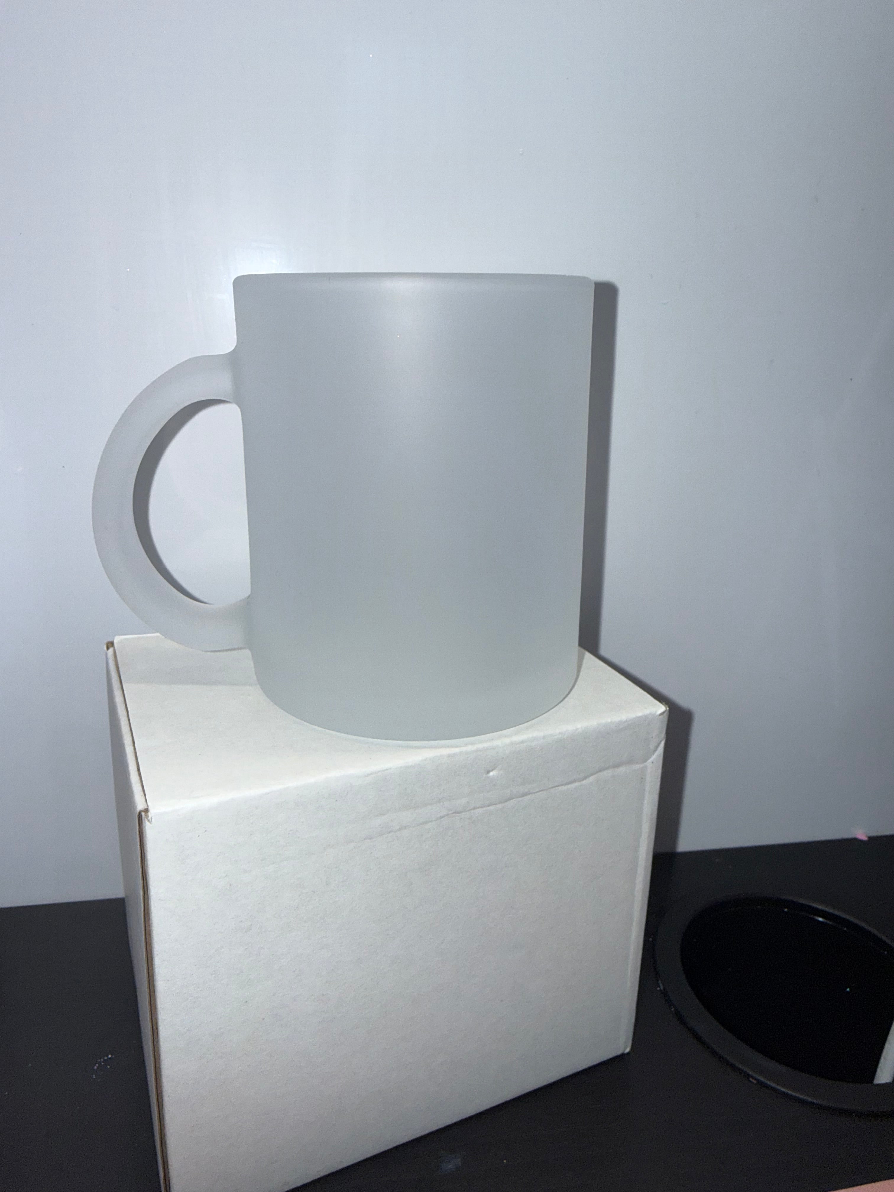 11oz Frosted Glass Mug
