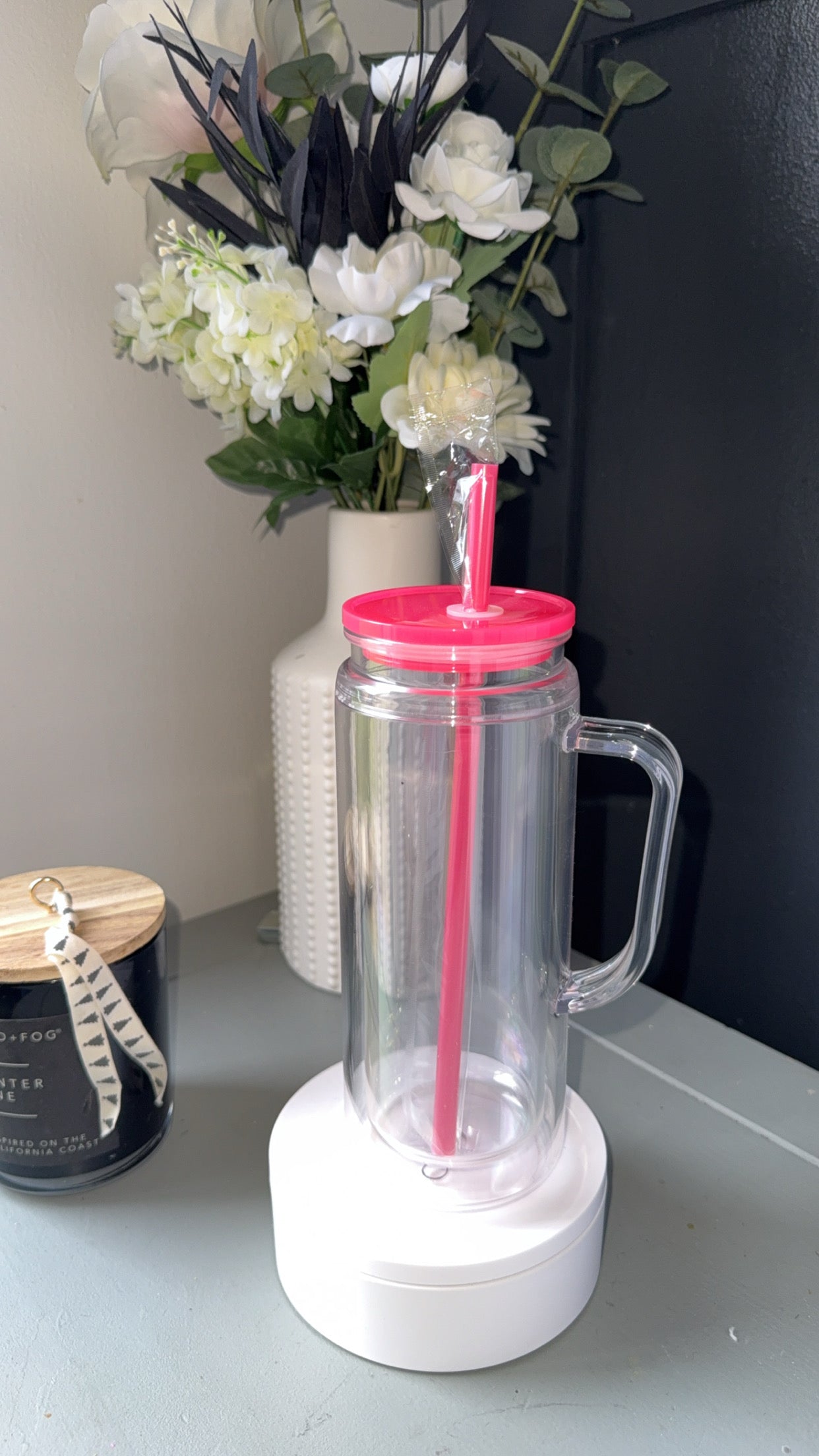 20oz Snow Globe Tumbler