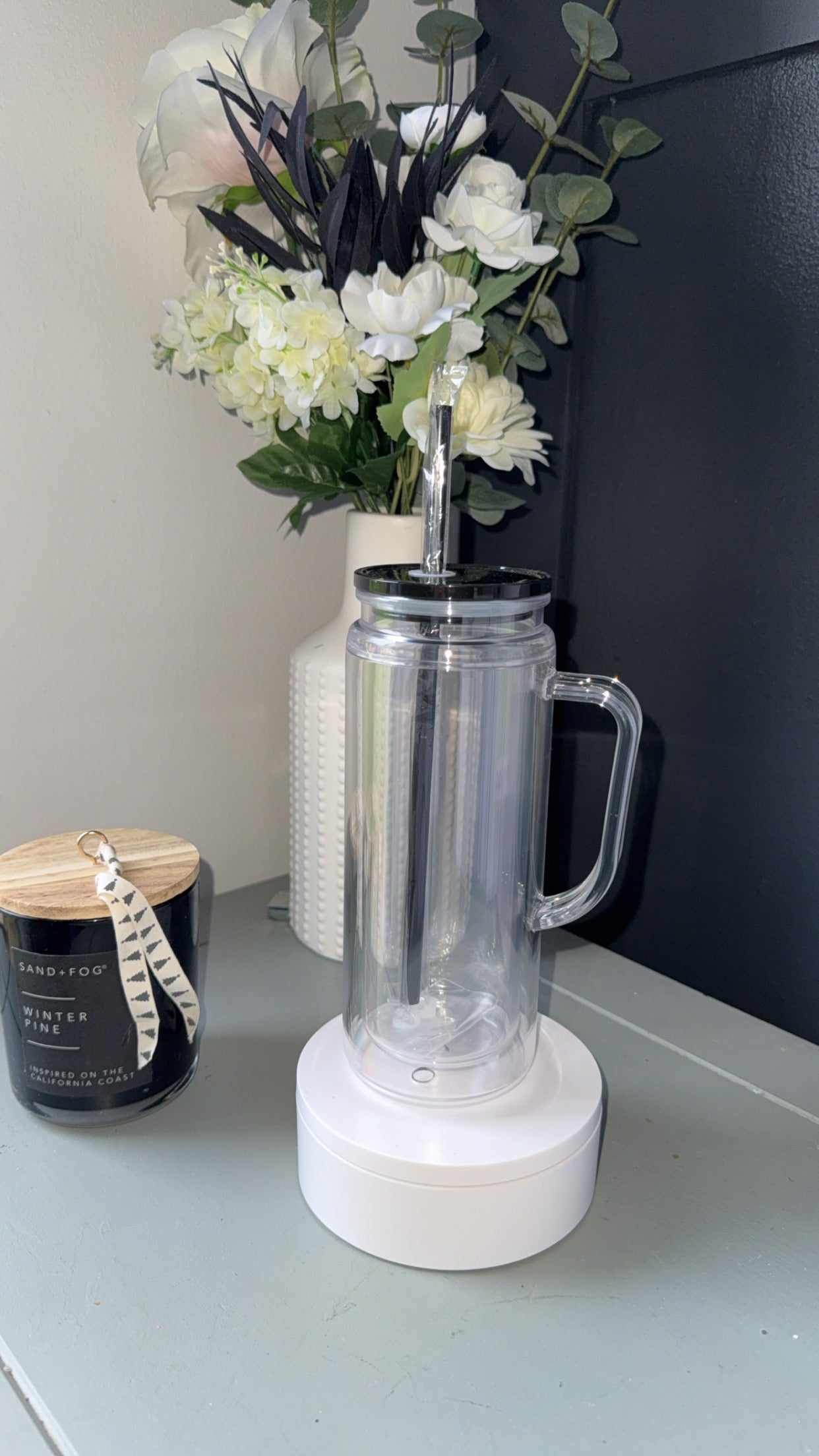 20oz Snow Globe Tumbler
