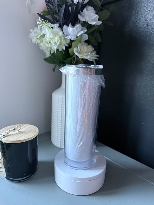 20oz Stainless Steel Snow Globe Tumbler