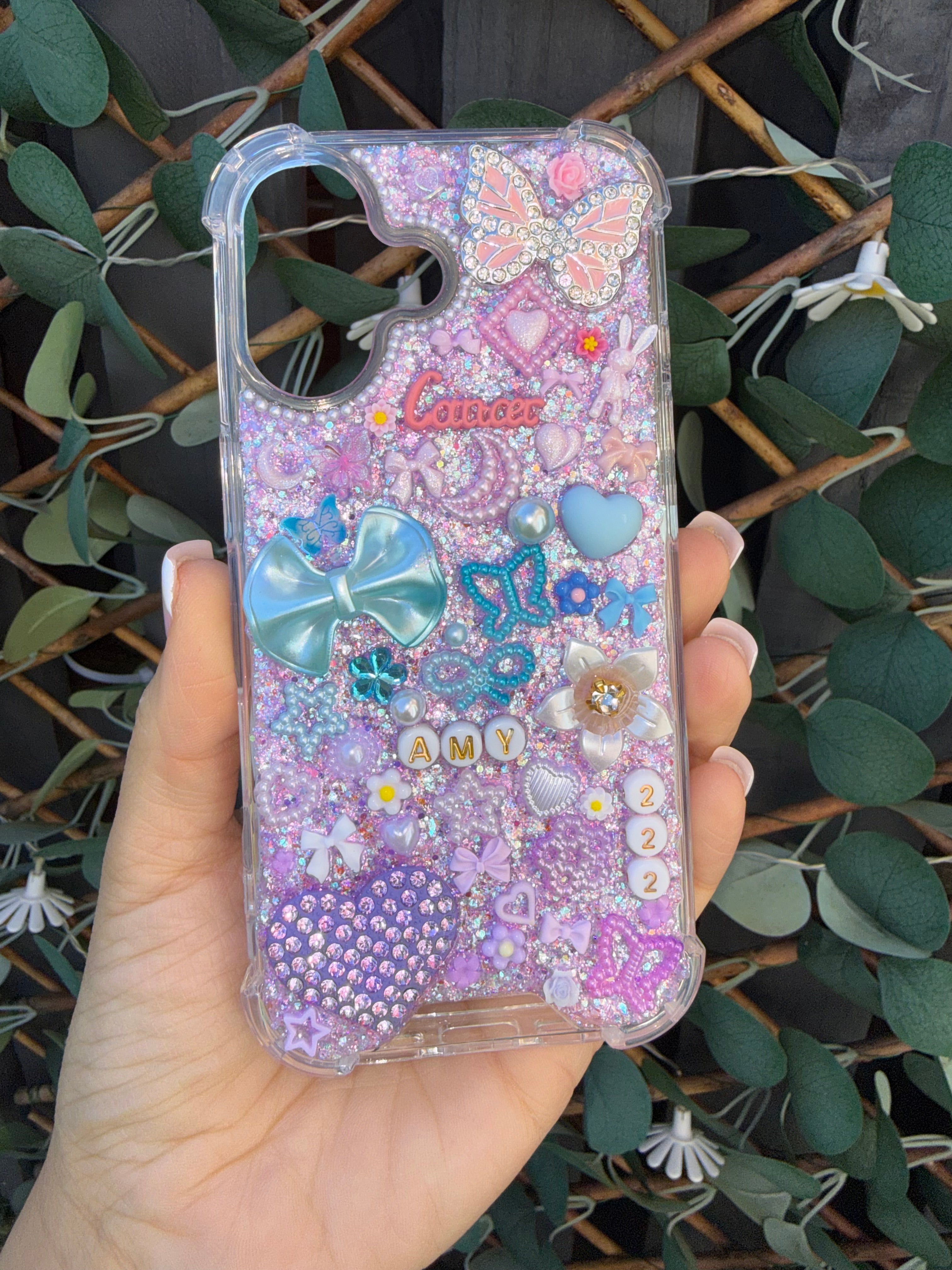 Custom Phone Case — Mini Charms (iPhone XR–14)