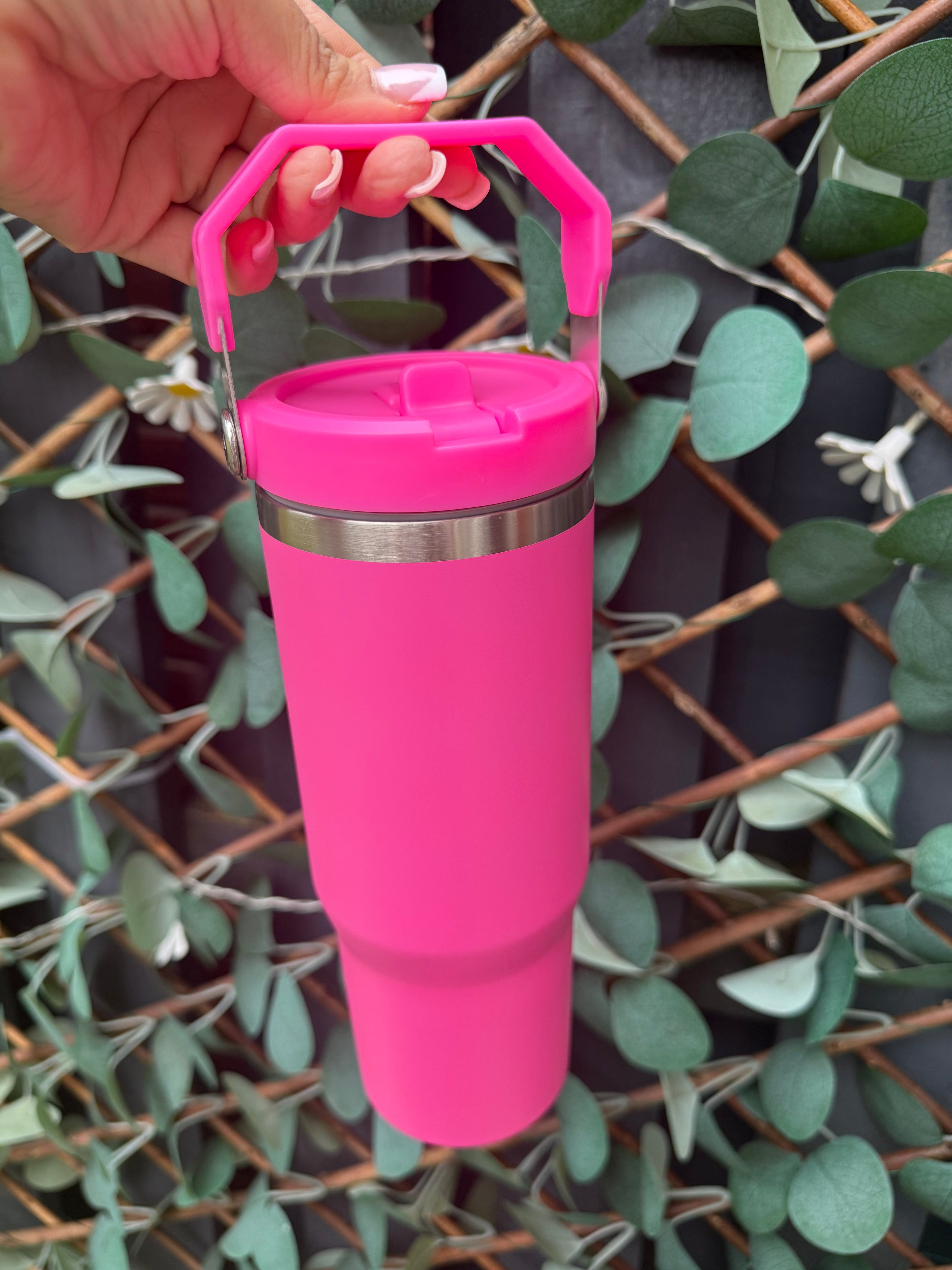 30oz Sublimation Stainless Steel Stanley Style Tumbler