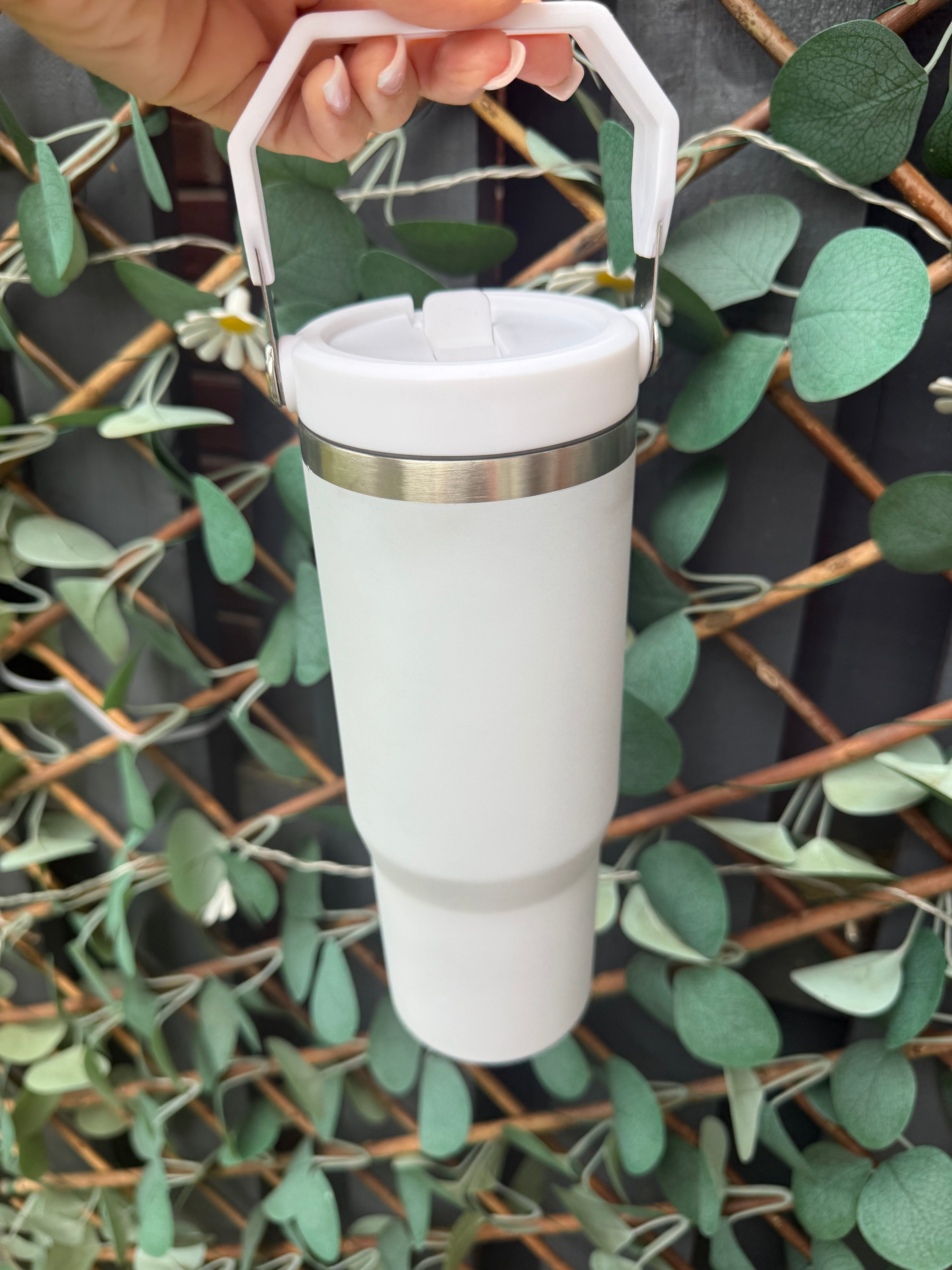 30oz Sublimation Stainless Steel Stanley Style Tumbler