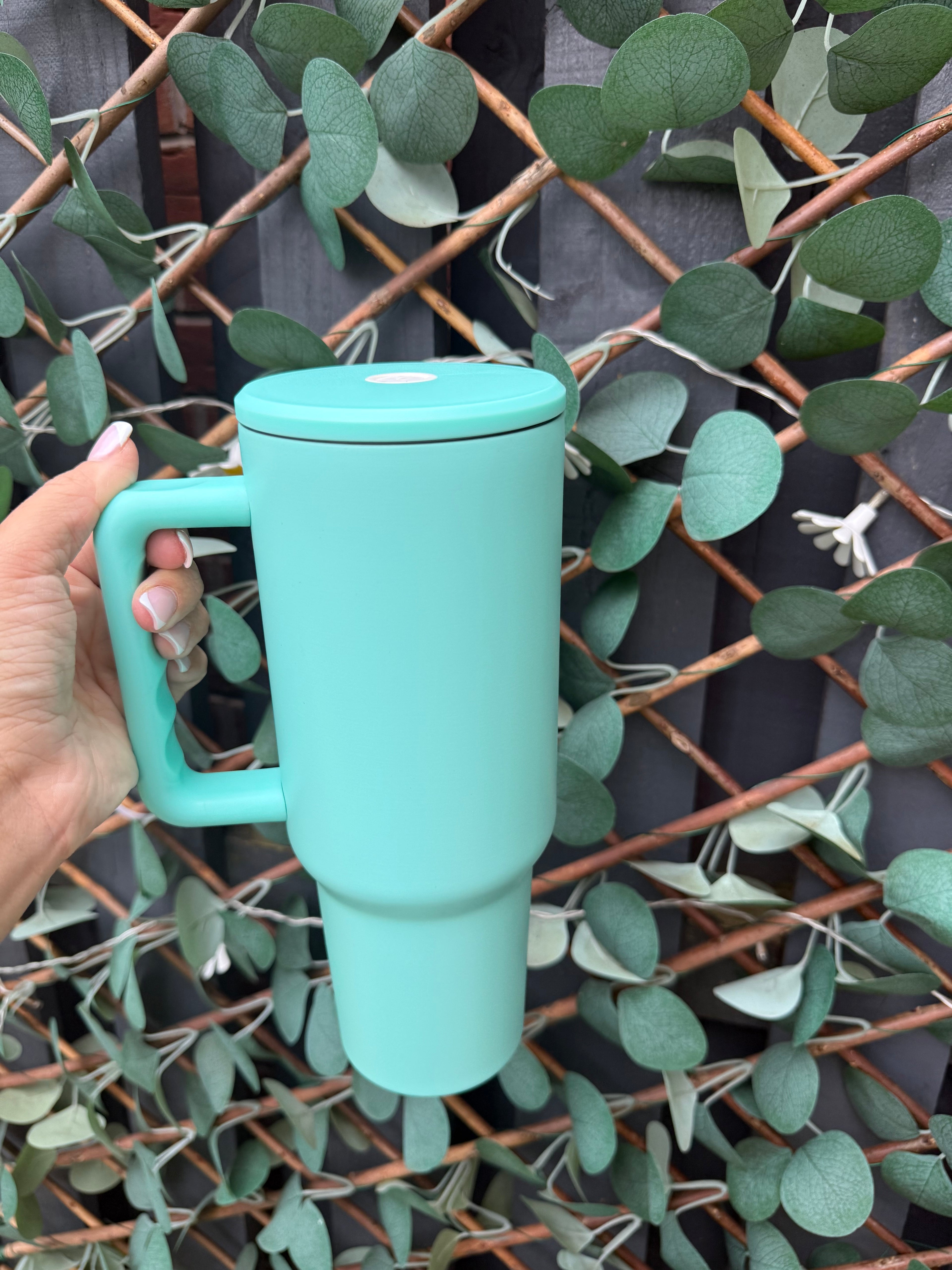 40oz Sublimation Stainless Steel Stanley Style Tumbler