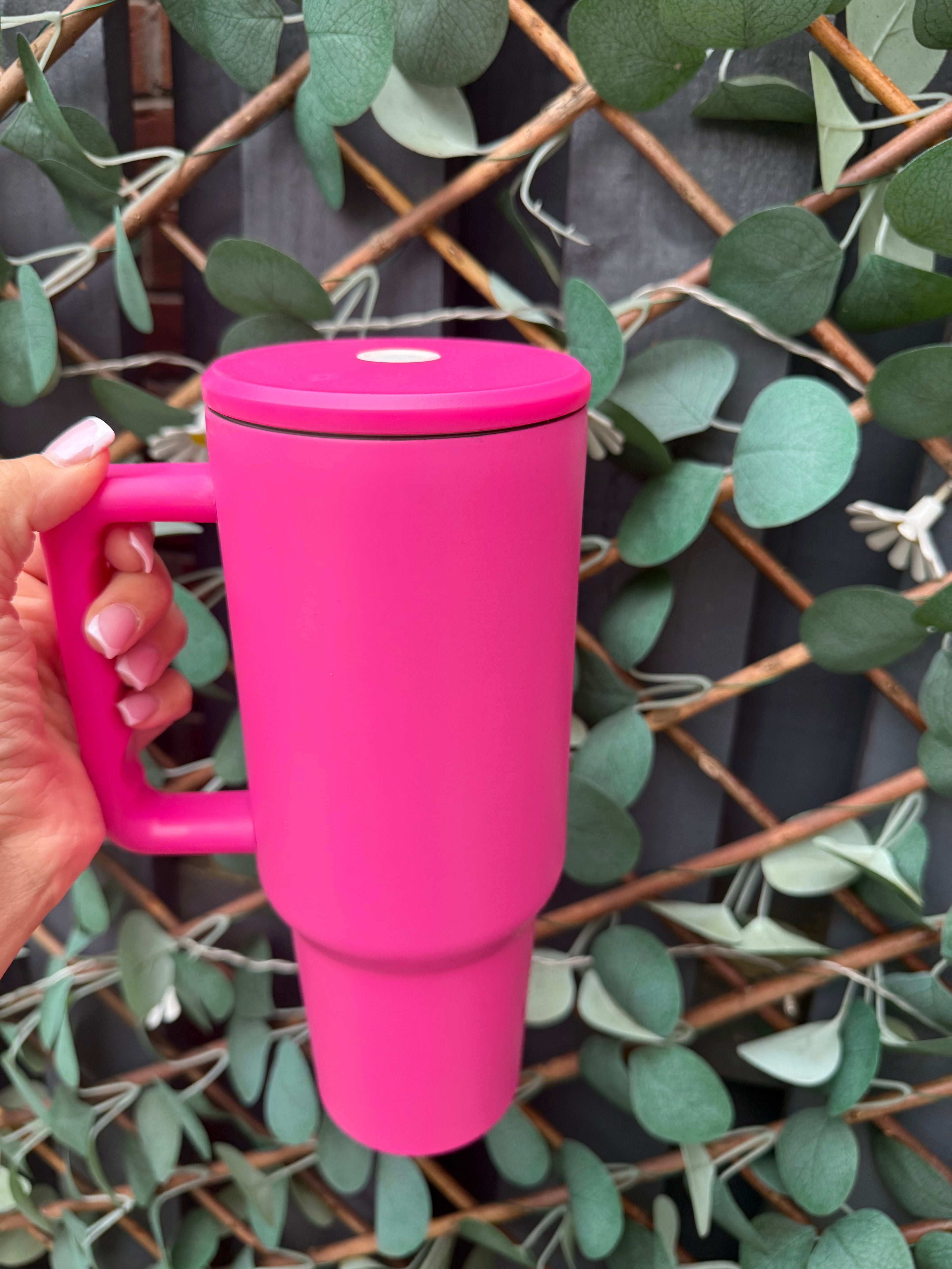 40oz Sublimation Stainless Steel Stanley Style Tumbler