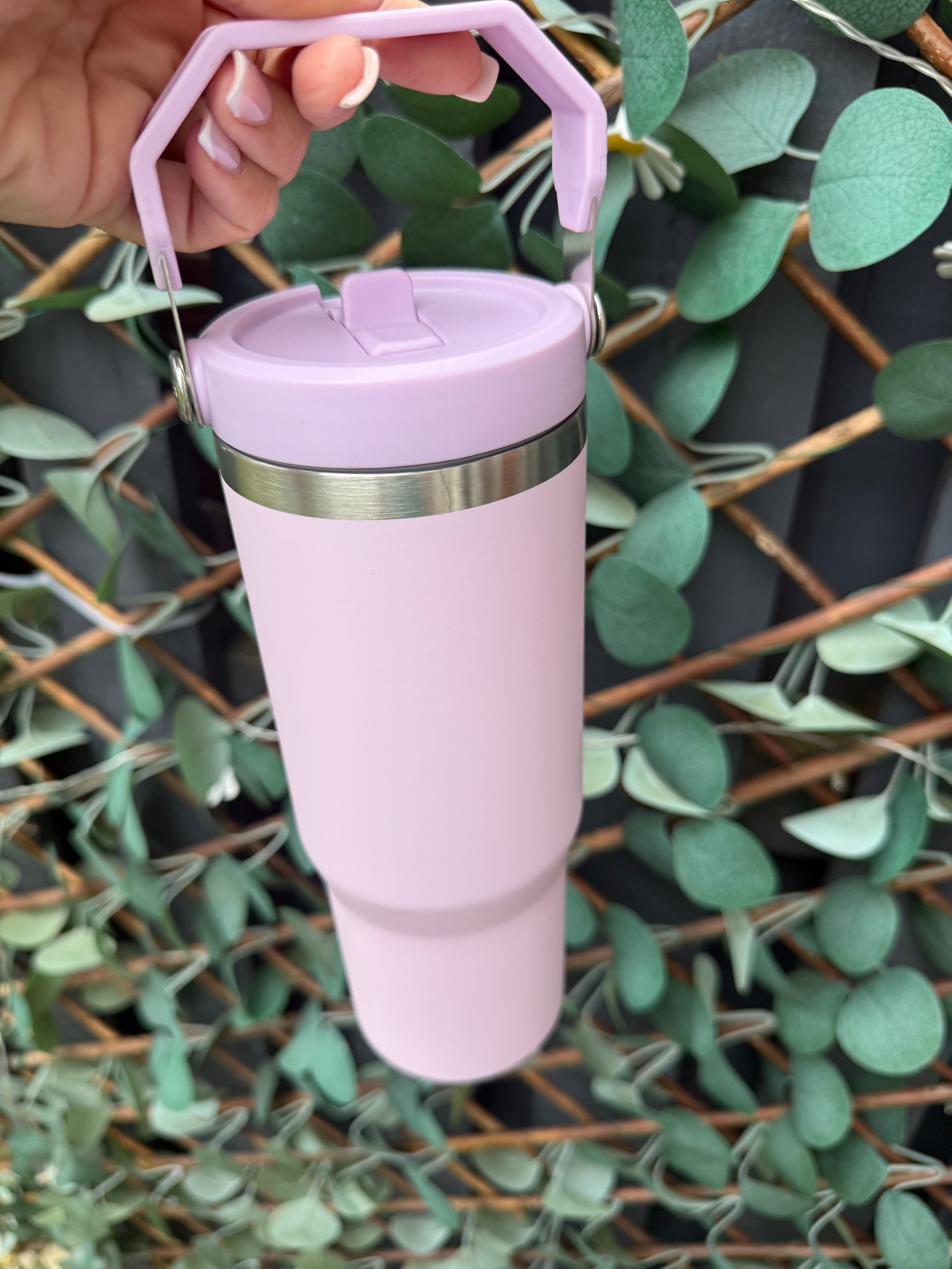 30oz Sublimation Stainless Steel Stanley Style Tumbler
