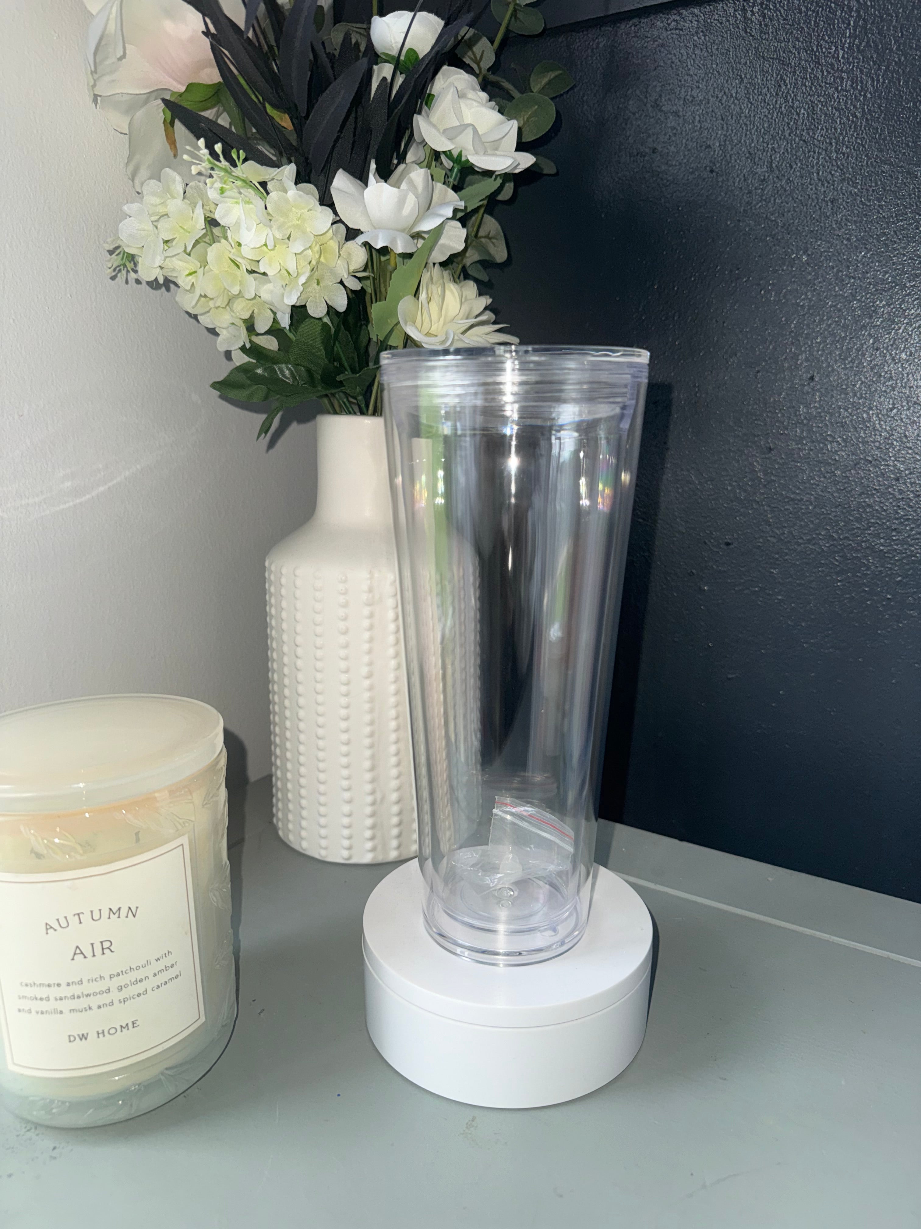 24oz Snow Globe Tumbler