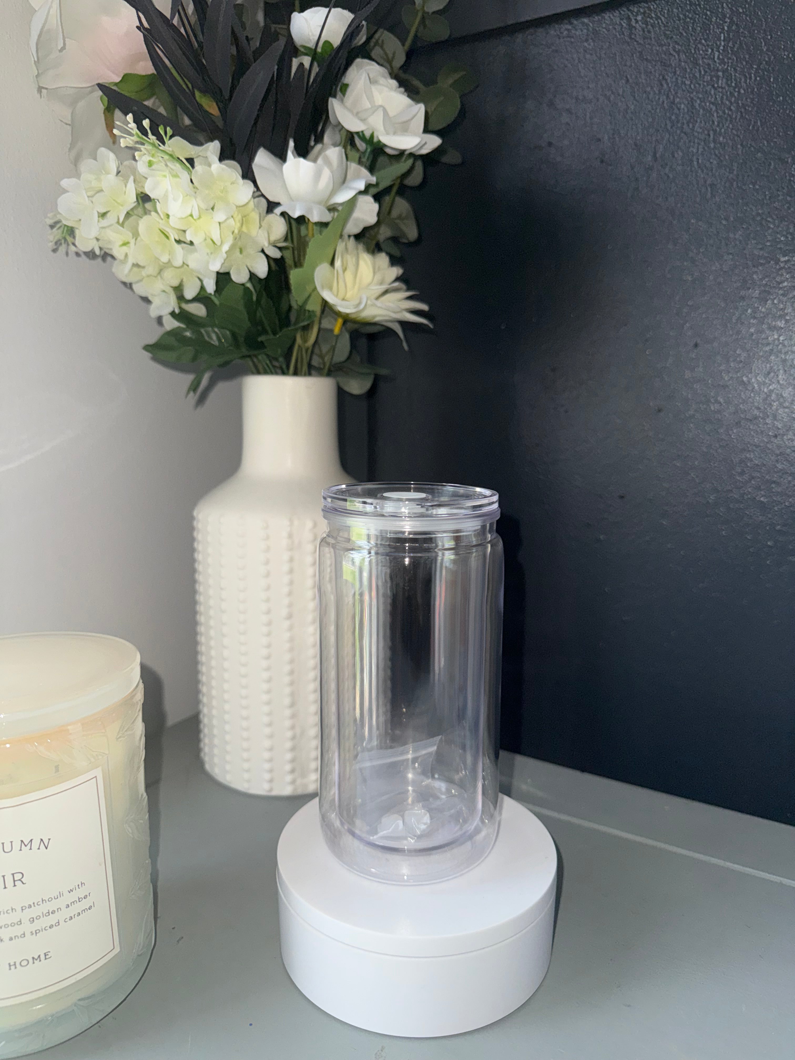 16oz Snow Globe Tumbler