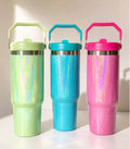 Glitter 30oz Stanley Style Tumbler – Shimmer Style